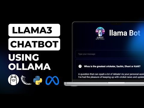 Build your own llama3 Chatbot in 20 min using Ollama & Flask | ChatGpt Alternative @dsbrain