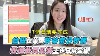 【台妞在美國矽谷當分析師 躲過裁員風波工作日常全揭】@HelloJuJu