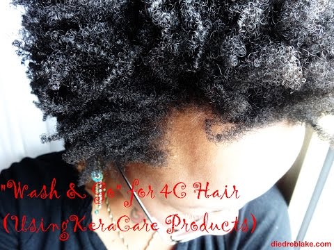 4C Natural Hair - Modified Wash & Go (KeraCare Products)