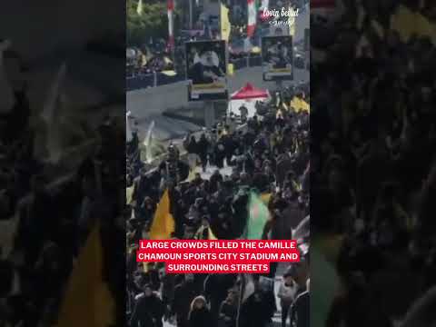 Nasrallah’s body will then be transported to his final resting place in Burj al-Barajneh