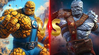 Why The Thing Vs Korg Isn't Even Close! Who do you think is wining in this fight
