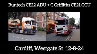 Runtech CE22 ADU + Gavin Griffiths CE21 ADU on Cardiff, Westgate St on 12th August 2024