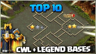 New Th17 Legend Bases🔥Th17 Anti RC Charge & Anti Root Rider | Best Th17 Legend Base With Link 2025🤞