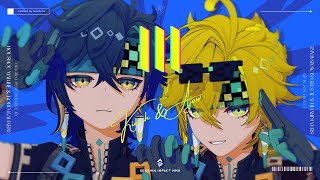 【原神MMD】IIIパロディ【Kinich x Ajaw / キィニチ x アハウ】
