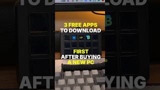 3 FREE Must have apps for your PC! #newpc #newpcbuild #pctips #windowsapps