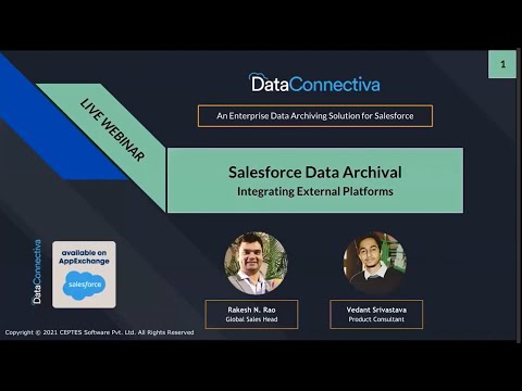 Salesforce Data Archive using External PlatformsAWS, Azure, Heroku, Google Cloud, On prem