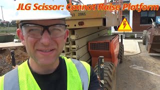 JLG Scissor Lift: Cannot Raise Platform