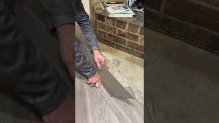 LVP laminate flooring #diy #laminate #fyp #foryou