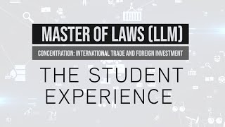 The Student Experience - LLM specialization in trade and investment law