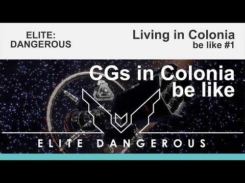 Elite Dangerous: Odyssey, CGs in Colonia be like