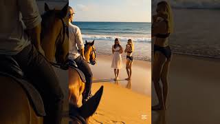 Epic Horse Ride, Stunning Views & Beach Vibes!  #BeachVibes #HorseRide #EpicViews