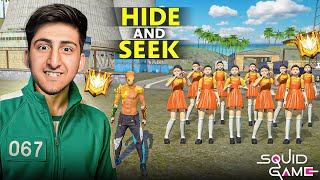 New Squid Game + Hide And Seek😍😱20 Squid Game Players Vs 1 Pro🤣[A_s Gaming] - Free Fire India