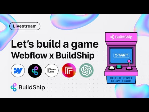 Building fullstack app on Webflow with BuildShip - Create a game tutorial