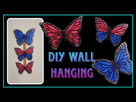 "DIY Handmade Butterfly Wall Hanging | Easy Home Decor Ideas | Aesthetic Room Decor"@DIYFirst-k3b