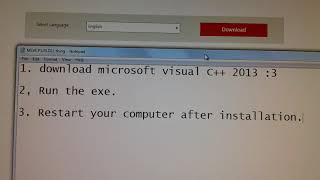 MSVCP120 DLL Problem Solved W7 64-bit
