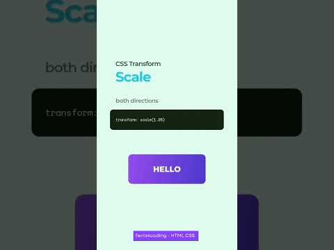 CSS transform #webdesign #css #webdevelopment #coding