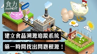 建立食品溯源追蹤系統  第一時間找出問題根源！