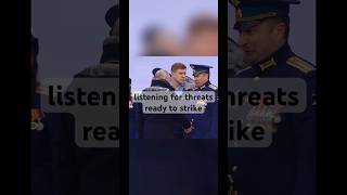 Putin’s bodyguard listening for threats, ready to strike 🇷🇺👂⚔️
