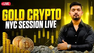 LIVE FOREX ANALYSIS INYC SESSION I GOLD & BITCOIN I FOREX HINDI I JULY 14 | DAY 343 |TopG Trader