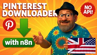 Pinterest Video Downloader with n8n – No API & 100% local on your PC!