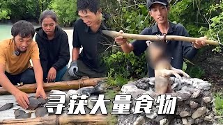 《馬魯古群島》荒野生存即將結束，製作小船出海搞食物，人多出海就是不一樣，收穫滿滿啊！【探索兄弟】#户外 #探索兄弟 #美食 #龙虾 #荒野求生