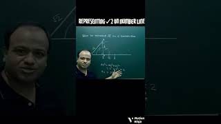 Representing √2 on a number line #mathtricks #geometrydash