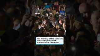 Cardinals begin a second day of conclave voting after black smoke #news #shorts #christian #catholic