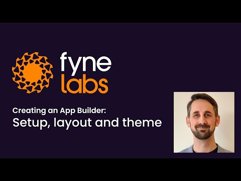 Creating an App Builder 1: Setup, layout and theme