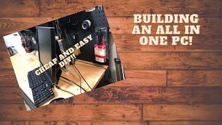 Building your own cheap All in one PC. HP thin client t630 upgrades and AIO transformation!