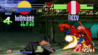 FT5 @samsho4: hellreicer (CO) vs FIEEV (PE) [Samurai Shodown IV Fightcade] May 12