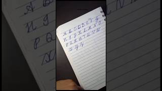 How to write Cursive Capital Letters #shortsfeed #handwriting #belleletters #cursive #uppercase