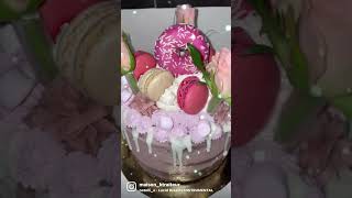 LAYER CAKE ROSE #mileycyrus #layercake #cakeday #valentinesday #shorts