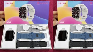 JSYES M61 PRO SMART WATCH WITH THREE 3 STRAPS WIRELESS CHARGING