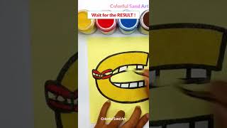 Sand Painting Letter C Alphabet Lore #shorts