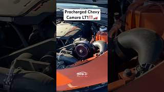 Procharged Chevy Camaro LT1 at Cars and Coffee!