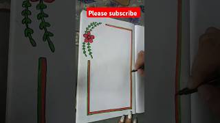 A4size paper design for project. #a4border #a4sizepaper #a4design #shortsviral #shorts.
