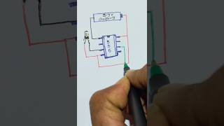 Make touch sensor//using NE 555 IC#electronic #youtubeshorts