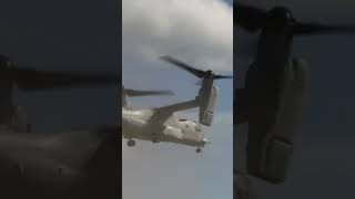 MV22 Osprey. Marine Medium Tiltrotor Squadron 363 arrive in Darwin Australia 4 training. April 2023.