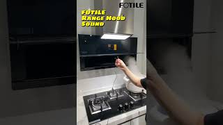 FOTILE X range hood noise level as low as 42dB makes cooking a more pleasant experience