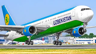 ✈️ EXCLUSIVE AIRSIDE TAKEOFFS & LANDINGS 🇺🇿 Tashkent Airport Plane Spotting Uzbekistan [TAS/UTTT]