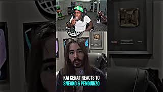Kai Cenat Reacts To Penguinz0 & Sneako Drama 👀