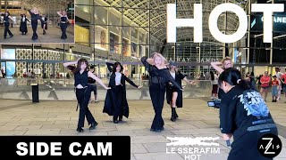 [KPOP IN PUBLIC / SIDE CAM] LE SSERAFIM (르세라핌) 'HOT' | DANCE COVER | Z-AXIS FROM SINGAPORE
