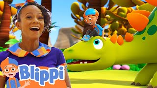 The Dino Groove Song! | Educational Videos for Kids | Blippi and Meekah Kids TV