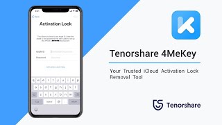 How to Remove iCloud Activation Lock without Password iPhone/iPad with Tenorshare 4MeKey