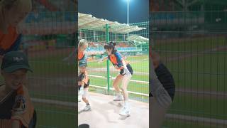 斐棋大老鷹 抓小雞球迷太幸福 Yuki 花蓮棒球場 #台湾チアリーデ #unigirls 240809