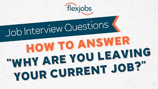 How to answer “why are you leaving your current job?” during a #jobinterview. #careeradvice #shorts