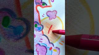 The pencils are like butter#coloredpencil #happybirthday #cuteart #kawaiiartstyle #drawing #art