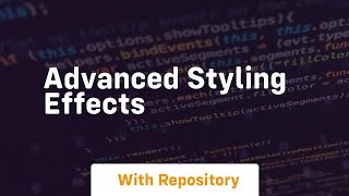 advanced styling effects