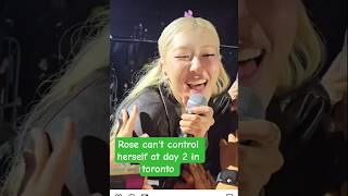 rose came to meet the audience during day 2 @roses_are_rosie #rose #blackpink2025