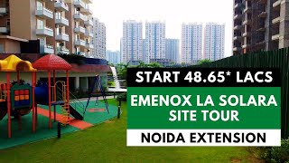 Emenox La Solara | Site Tour | 2/3 BHK Flats in Noida Extension | Sample Tour | Greater Noida West